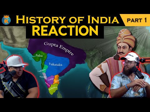 Americans React to THE HISTORY OF INDIA in 12 Minutes - Part 1
