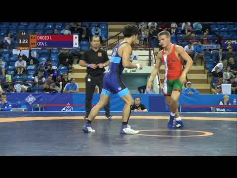1/4 GR - 63 kg: I. DROZD (BLR) v. S. OTA (JPN)