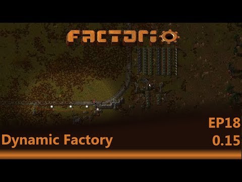 Factorio : Dynamic Factory Lets Play EP18 - Copper mine and Smarter Trains
