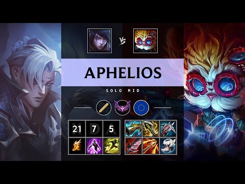 Aphelios Mid vs Heimerdinger - EUW Master Patch 25.15