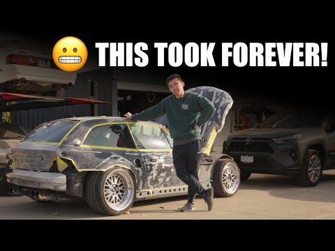 After Endless Sanding, It’s Finally Epoxy Primer Day! | EP.26 BMW M Coupe Project