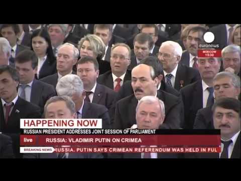 Putin's speech 2014.03.18, Full video, signing ceremony