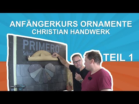 Ornament schiefern - so gehts! Grundkurs Schieferornament - Teil 1  | dach-holz.tv