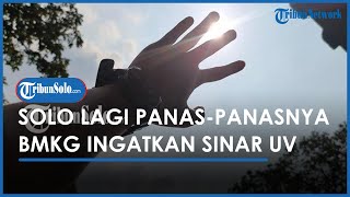 Solo Lagi Panas-panasnya, BMKG Ingatkan Sinar UV Capai Level Tinggi Imbauan Minum Air Putih Cukup