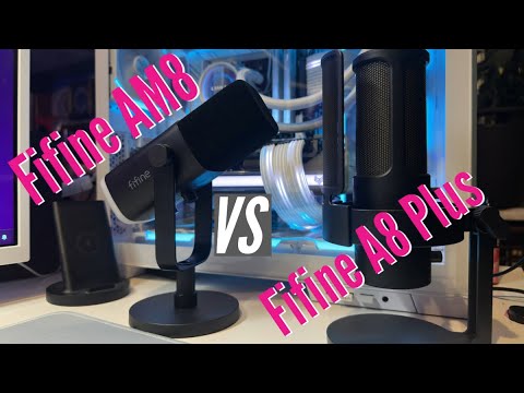 Рейтинг микрофонов в 2024. Тест микрофонов Fifine AM8 и Fifine A8 Plus