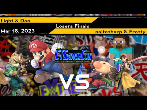 CT Gamercon 6 L.Finals - Light & Don (Mario, Fox) vs naitosharp & Frosty (Basically Everyone)