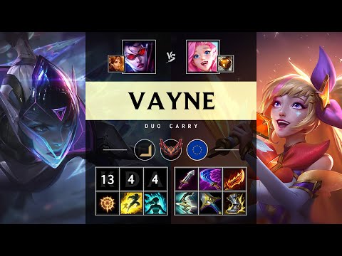 Vayne ADC vs Seraphine: Godlike - EUW Grandmaster Patch 14.21