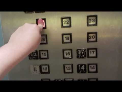 1986 Otis Elevonic 401 Traction Service Elevator at Bank of America Plaza, Orlando, FL