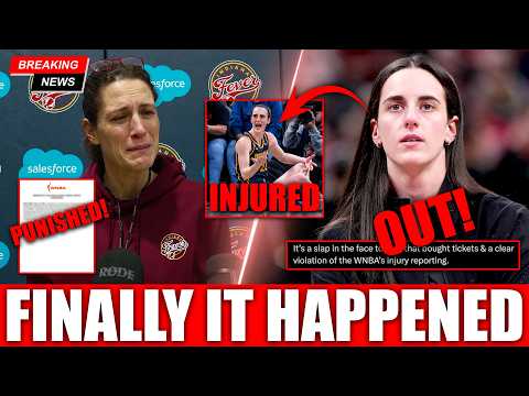 2 Minutes Ago: WNBA Punishes Indiana Fever For Hiding Caitlin Clark INJURY | Finally, It Happened!