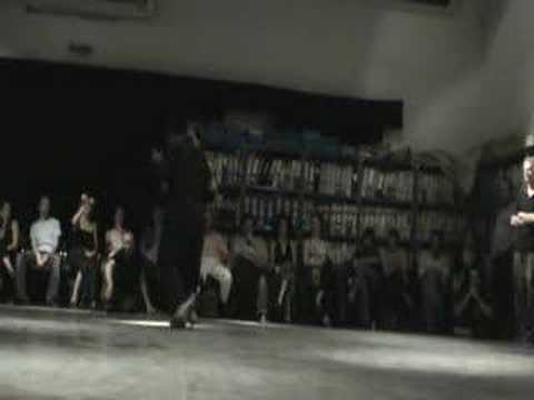  Mario Consiglieri  and  Anabella Diaz-Hojman  are  dancing  to  the  tango  "  La Capilla Blanca  "