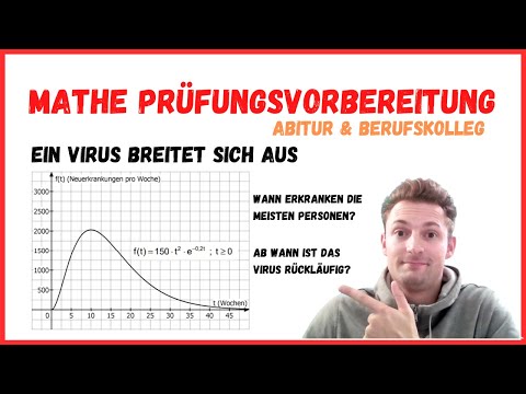 Mathe Abitur, Virus, Epidemie, Pandemie, Anwendungsaufgabe, Exponentialfunktion