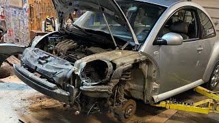 VW Beetle bumper removal | Straight to the point