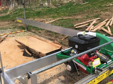 Lucas Mill 618 video: Cutting white oak quartersawn