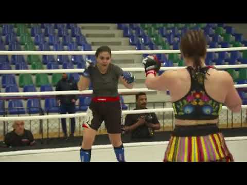 Veronika Smolková SVK vs Remal Hiasat JOR World Championships GAMMA Amsterdam.