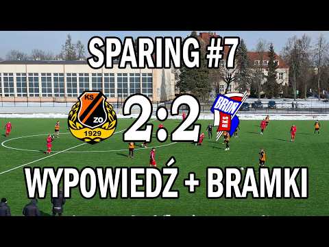 Sparing KSZO - Broń Radom (bramki + wypowiedź trenera) 21.02.2026