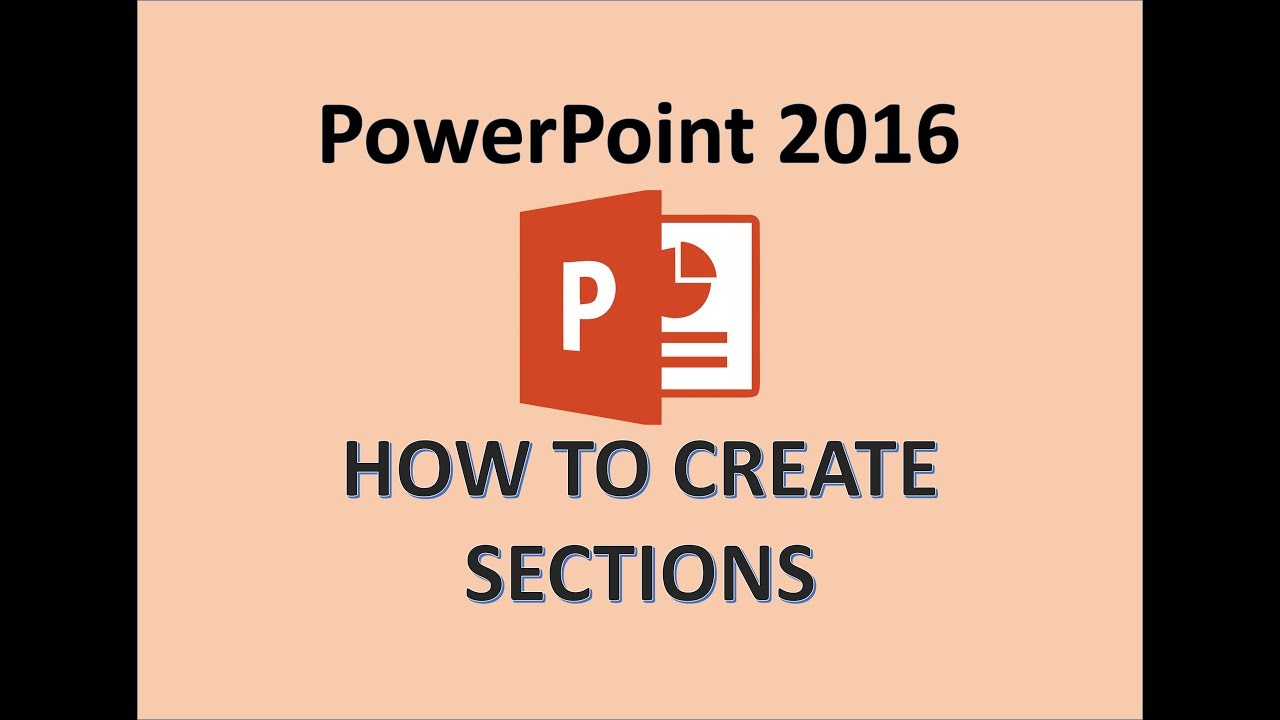 PowerPoint 2016 - Create Sections - How to Split Presentation and Divide Slides in a Section MS PPT