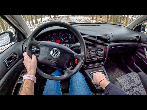 1999 Volkswagen Passat B5 | 1.9 TDI 90 HP | POV Test Drive #2687 | Joe Black