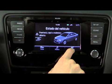 Škoda Octavia. Modelo 2013. Ajustes e información sistema multimedia Bolero
