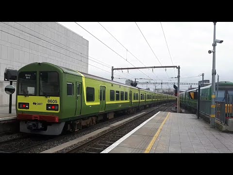 Irish Rail 8600 Class Dart Train Number 8605 - Pearse Station,Co.Dublin