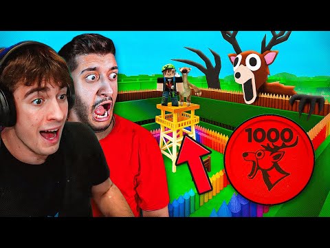 SOPRAVVIVO 1000 NOTTI nella FORESTA di ROBLOX - IL FILM