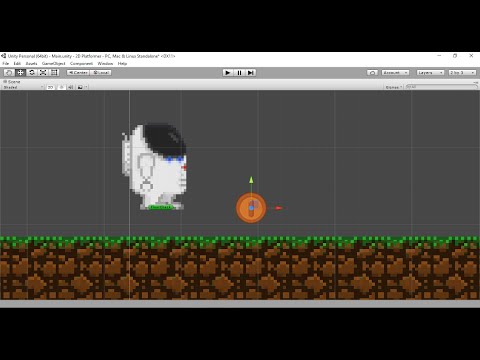 Unity 5 Tutorial 2D Platformer Game Part 3: Character Jumping n Double Jump
