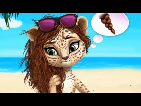 Fun Animal Care Kids Games - Jungle Animal Hair Salon 2 - Tropical Pet Makeover Learn Color Games
