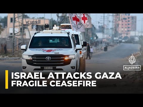 Israel continues attacks on Gaza as Hamas, Red Cross continue to search for bodies of captives