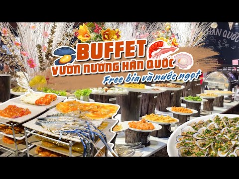 Hết hồn với giá vé e đồ ăn ở buffet vườn nướng Hàn Quốc - Bià nước ngọt grátis |