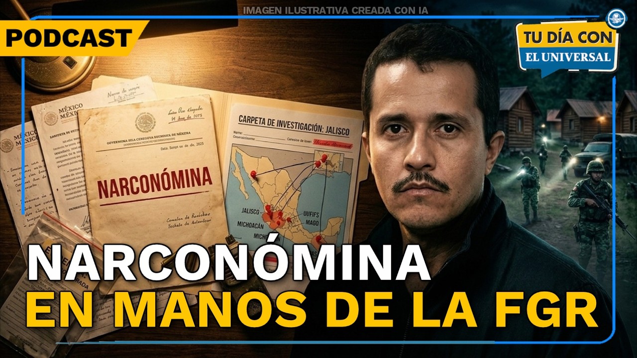 🚨 Narconómina de “El Mencho” ya está en manos de la FGR | TU DÍA CON EL UNIVERSAL