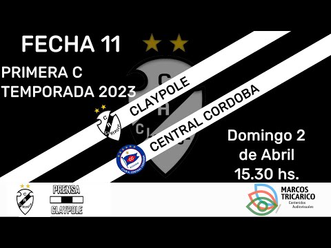 CLAYPOLE VS CENTRAL CORDOBA (R) FECHA 11 - TEMPORADA 2023 - PRIMERA C