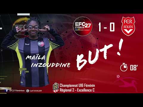 R2 U16F : Evreux FC27 - FC ROUEN 1899 (3-1)