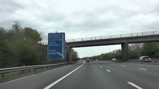 preview picture of video 'Driving On The M57 Motorway From J6 Fazakerley To J1 Huyton, Merseyside, England 16th April 2012'