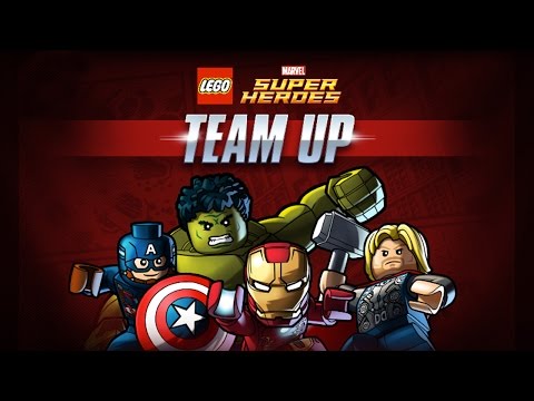Lego Marvel Super Heroes Team Up - Avengers Fighting Action Video