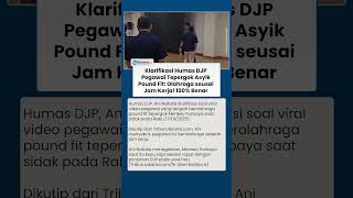 Fakta Pegawai DJP Tepergok Asyik Pound Fit saat Menkeu Sidak, Humas: Olahraga seusai Jam Kerja