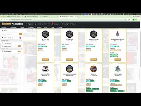 How to Link Your eBay Account / Change Username on TheHobbyNetwork.com