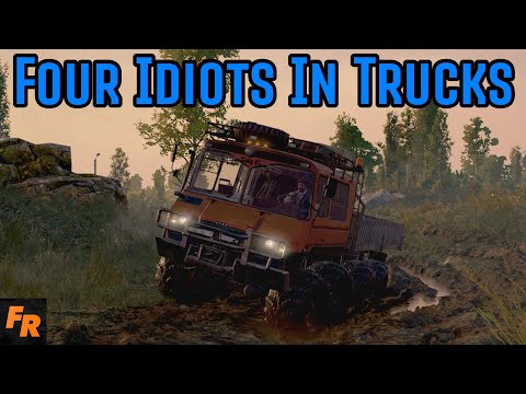 Four Idiots In Trucks - Snowrunner Live!