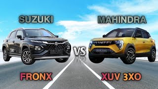 Maruti Suzuki Fronx vs Mahindra XUV 3XO Comparison