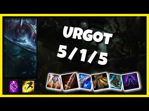 Challenger Urgot Mid (5/1/5) Gameplay Replay - Patch 10.16