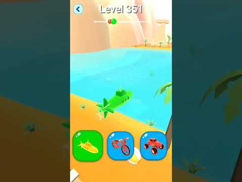 Shape-shifting Funny Race All Level Gameplay Walkthrough Master Level #351 BeamNG.drive #Shorts