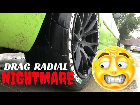 Can You? Is It Safe? Driving Mickey Thompson ET Street SS Drag Radials In The Rain