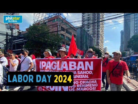 Labor Day protests idinaos sa Maynila ng ilang grupo