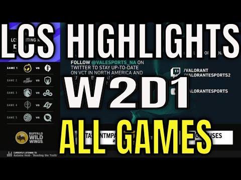 LCS Highlights ALL GAMES W2D1 Spring 2022 | Week 2 Day 1