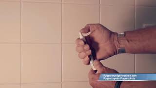 Steine reinigen - Steinfliesen Fugen reinigen mit dem Fugentorpedo - Fugen sauber - Stein Doktor