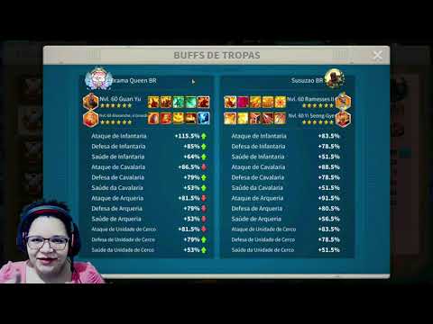 RAMSES/YI SEONG VS GUAN YU/ALEXANDRE - RISE OF KIGNDOMS