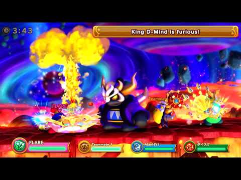 Super Kirby Clash King D-Mind(Tougher)Boss Fight