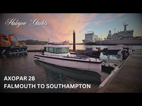 Axopar 28 - A great boat for a tough winter delivery! 