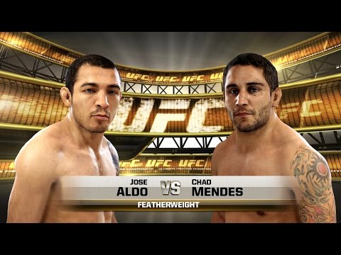 EA Sports UFC 179 José Aldo V.S Chad Mendes 2 PS4 Gameplay