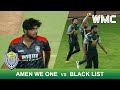 AMEN WE ONE Vs BLACK LIST Watch My Cricket WMC Night Match Eden Gardens Turf