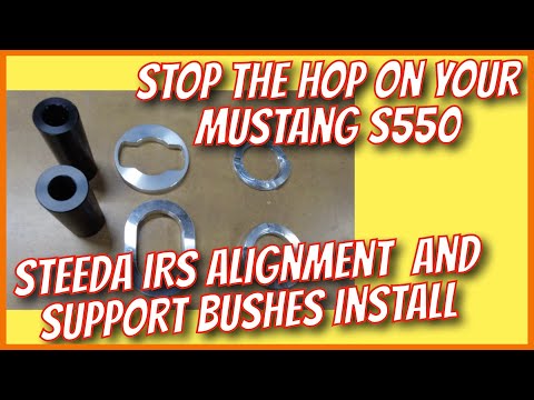 S550 Mustang GT Steeda IRS Alignment & Support Bushes Install | How To | DIY