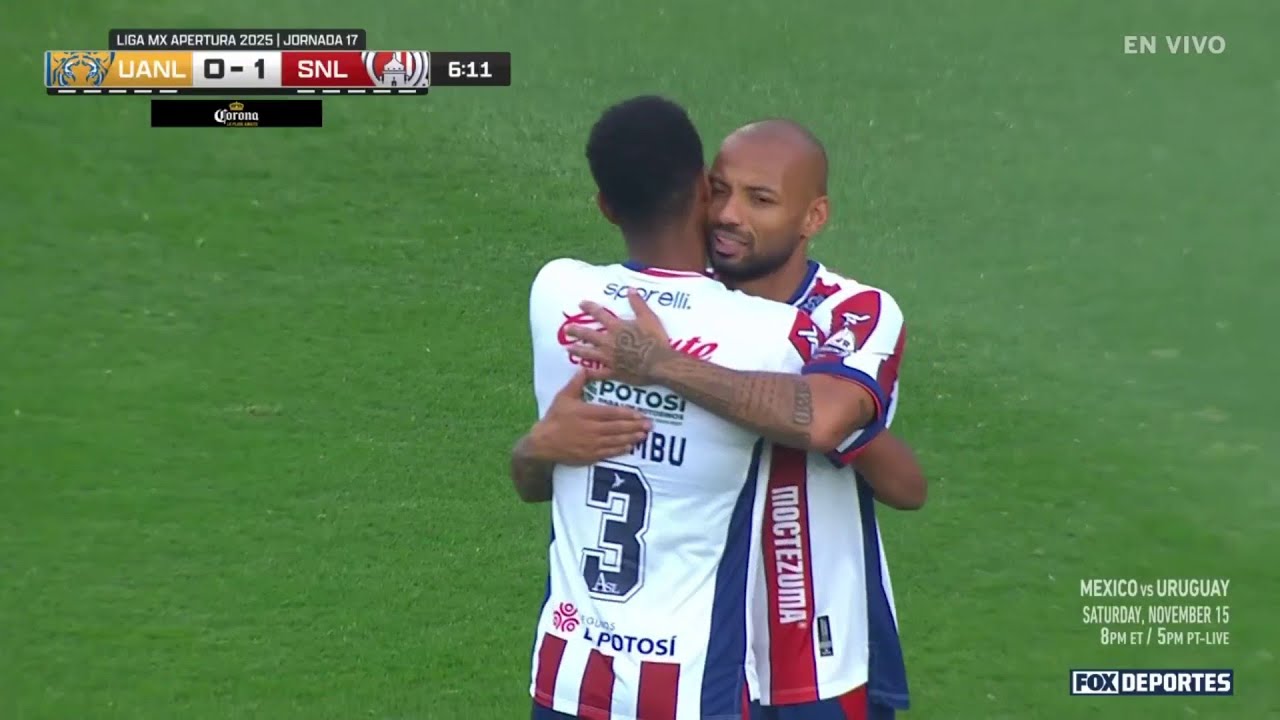 🔥 GOL Joao Pedro | Tigres 0-1 Atlético San Luis | Apertura 2025 | Liga MX